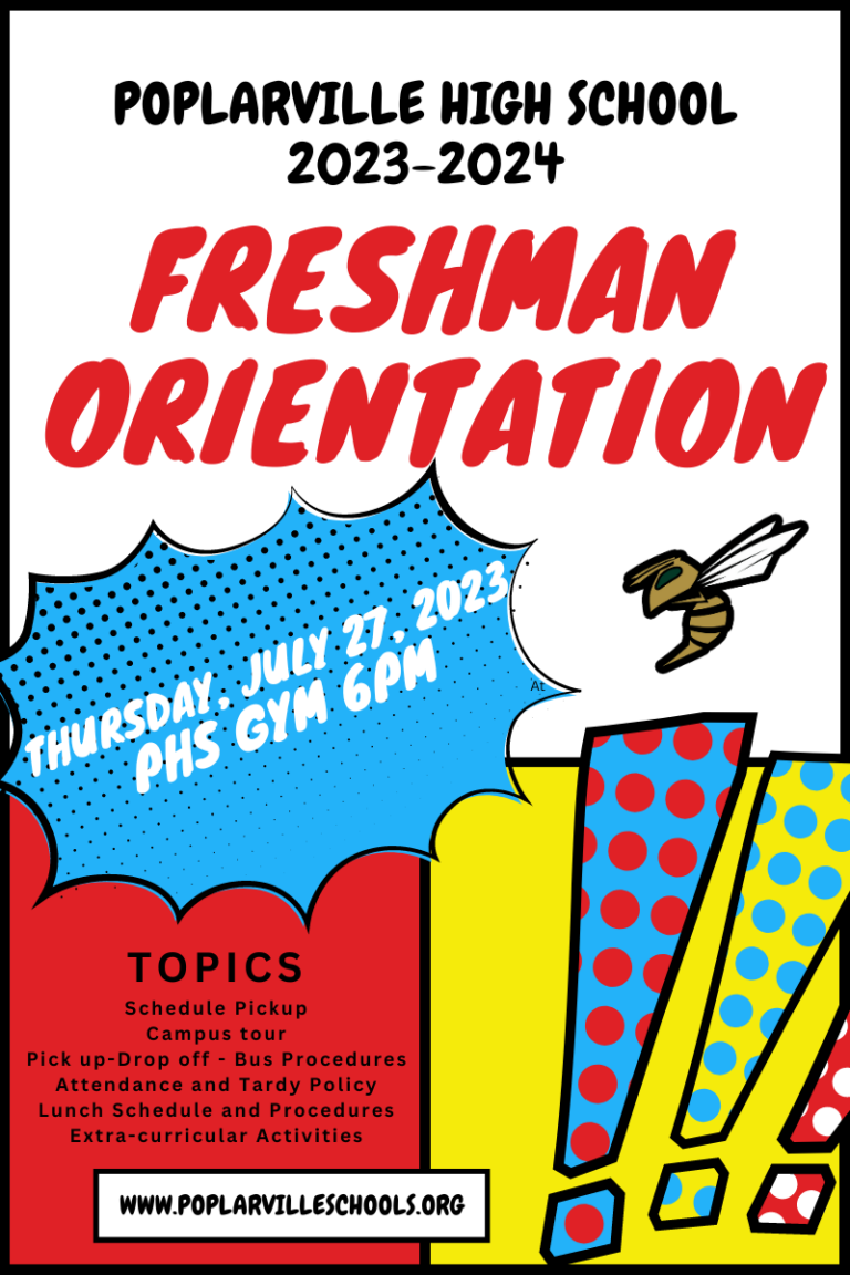 PHS Freshman Orientation Poplarville School District