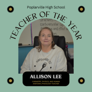 PHS Teacher of the Year Allison Lee