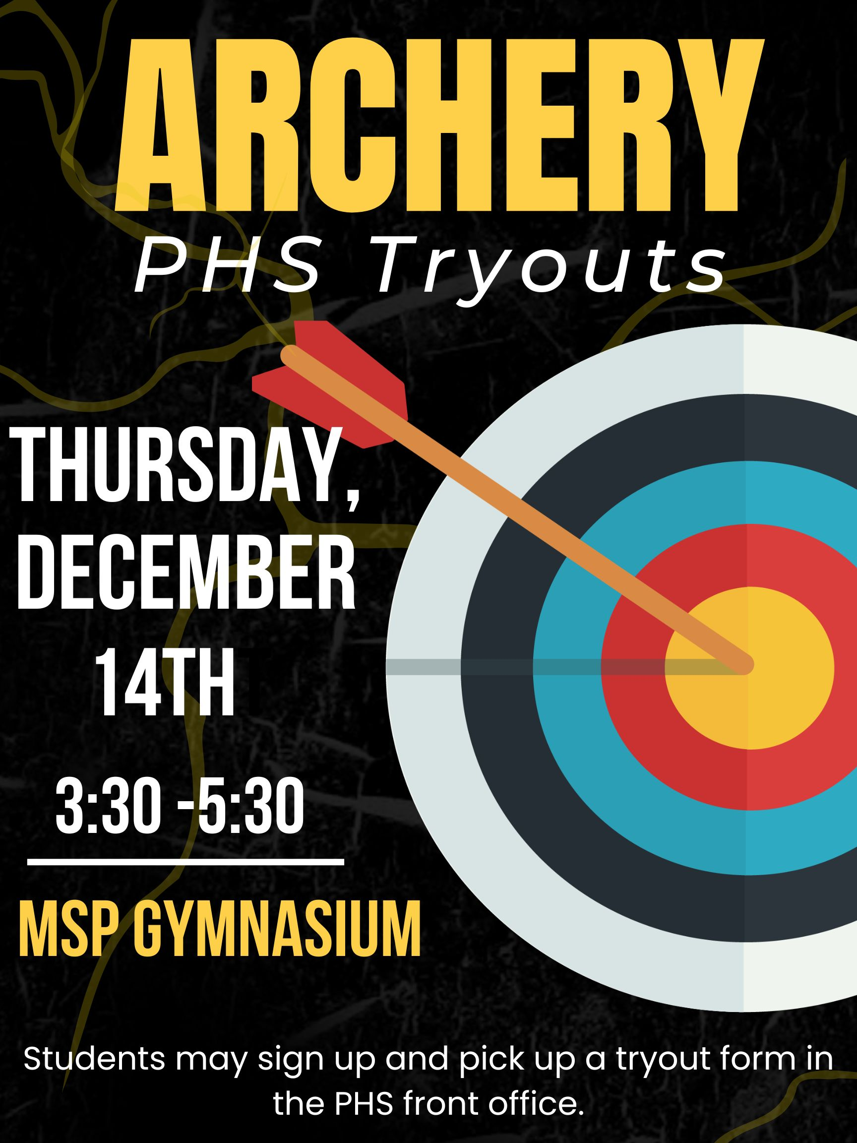 Archery PHS Tryouts