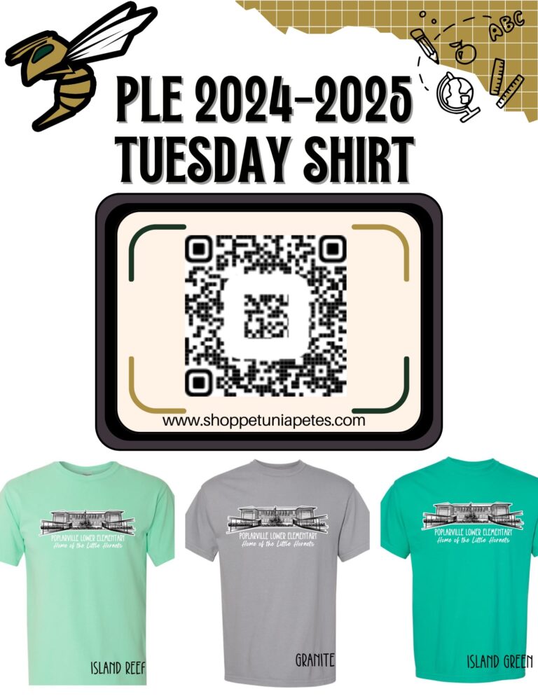 PLE TShirt Tuesday 202425 Poplarville School District