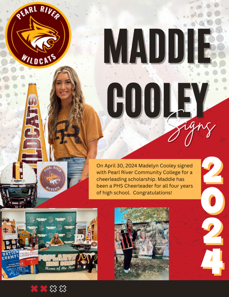 Madelyn Cooley signs with PRCC Poplarville School District
