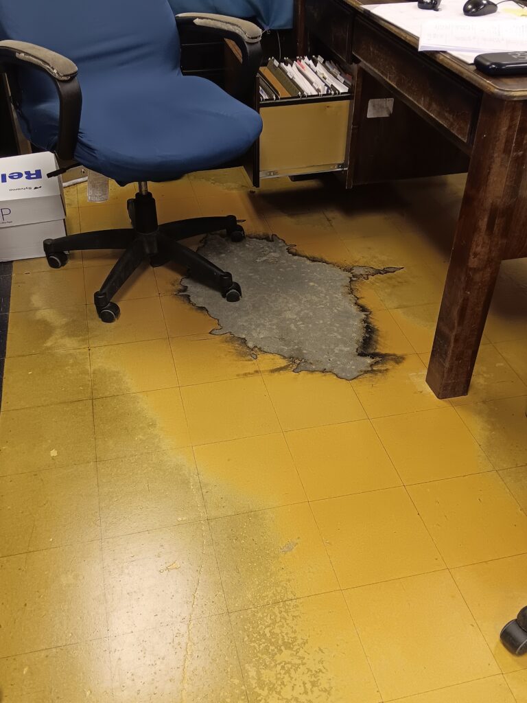 Asbestos Flooring in the Classrooms