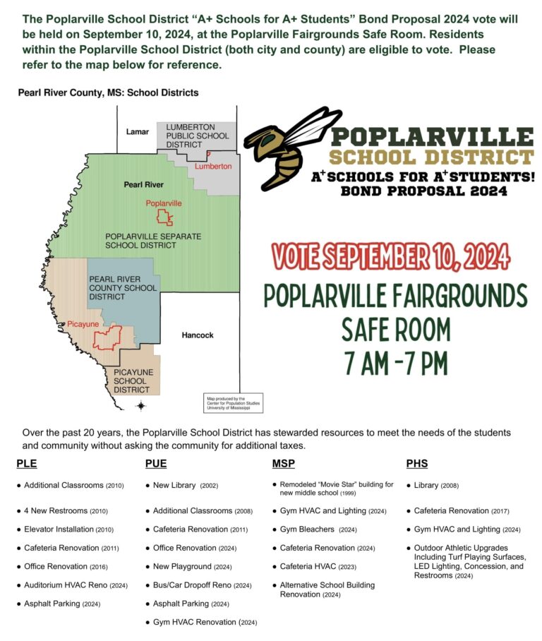 Bond Referendum – Poplarville School District