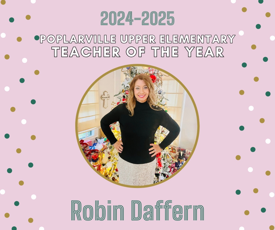 PUE Teacher of the Year, Robin Daffern